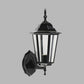 Frendorf | 1 Licht Geometrische Wandlamp Lodges Klaar Glas Zwarte Afwerking Wandgemonteerde Lamp voor Poort