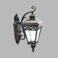 Frendorf | 1 Licht Conische Wandverlichting Ideeën Lodges Zwarte Afwerking Duidelijk Waterglas Wandlamp