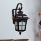Frendorf | 1-Licht Gedraaide Arm Wandlamp Boerderij Zwart/Goud Aluminium Muur Gemonteerd Licht voor Courtyard
