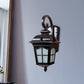 Frendorf | 1-Licht Gedraaide Arm Wandlamp Boerderij Zwart/Goud Aluminium Muur Gemonteerd Licht voor Courtyard