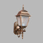 Frendorf | 1-Head Wandlamp Landhuis Geometrisch Gezaaid Glas Muurmontage Lamp Fixture in Messing