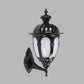 Frendorf | 1 Koplamp Wandverlichting Ideeën Platteland Binnenplaats Wandlamp met Urn Witte Plastic Schaduw in Zwart