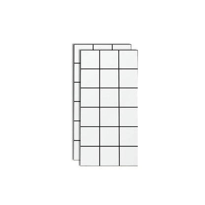 Frendorf | Kunststoff Peel and Stick Wandfliesen Einzelfliese Tapete mit rechteckiger Form