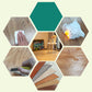 Frendorf | Peel and Stick PVC Bodenbelag Glatte Holzoptik Vinylboden für Wohnzimmer