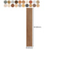 Frendorf | Peel and Stick PVC Bodenbelag Glatte Holzoptik Vinylboden für Wohnzimmer