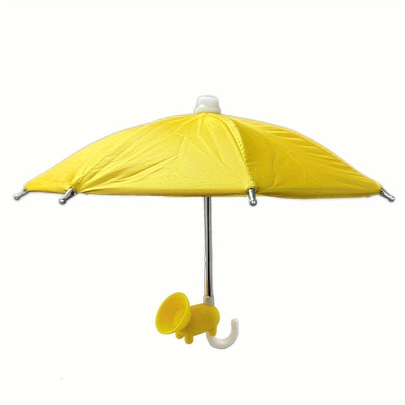 Frendorf | MiniSmart Regenschirm – Smartphone Sonnen- und Regenschutz mit Saugnapfhalter