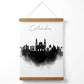 Columbia Aquarell Skyline Stadtposter mit Aufhänger