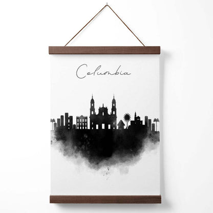 Columbia Aquarell Skyline Stadtposter mit Aufhänger