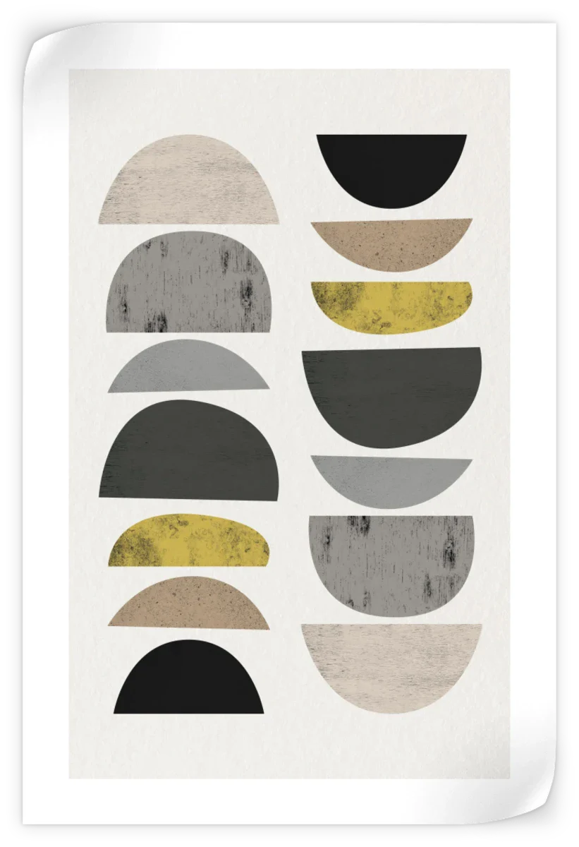 Frendorf | Mid Century Abstract Circles IX Wandkunst