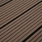 Frendorf | 12" X 12" Deck/Patiobodenfliesen 4-Slat Quadrat für Außenpatiofliesen