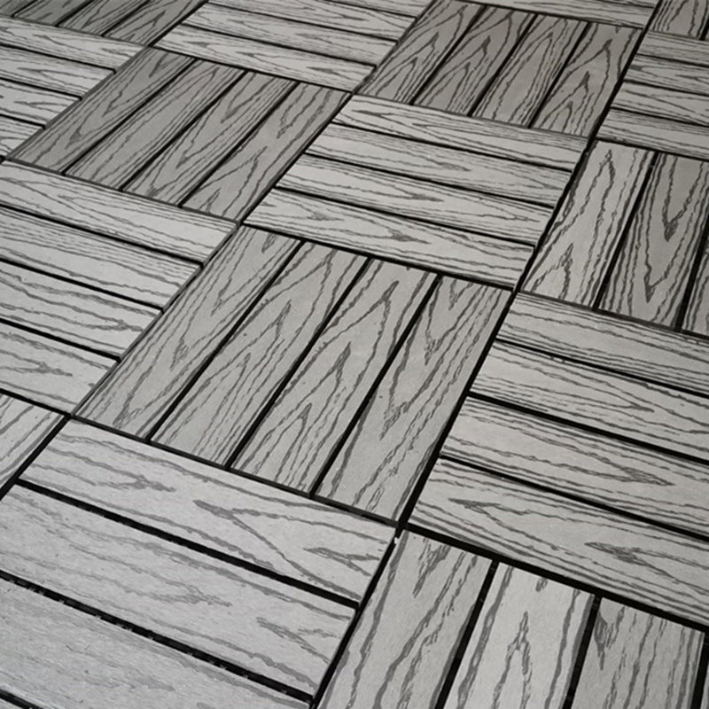 Frendorf | 12" X 12" Deck/Patiobodenfliesen 4-Slat Quadrat für Außenpatiofliesen