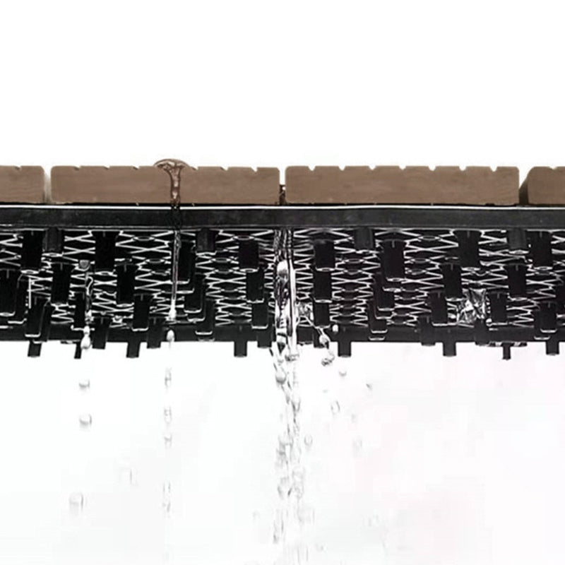 Frendorf | 12" X 12" Deck/Patiobodenfliesen 4-Slat Quadrat für Außenpatiofliesen