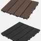 Frendorf | 12" X 12" Deck/Patiobodenfliesen 4-Slat Quadrat für Außenpatiofliesen