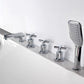 Frendorf | Zeitgenössischer Stil Badezimmer Wasserhahn Metall Aufsatzmontierter Badezimmer Wasserhahn