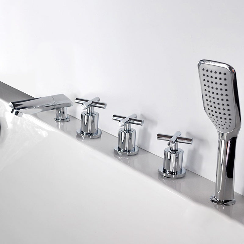 Frendorf | Zeitgenössischer Stil Badezimmer Wasserhahn Metall Aufsatzmontierter Badezimmer Wasserhahn