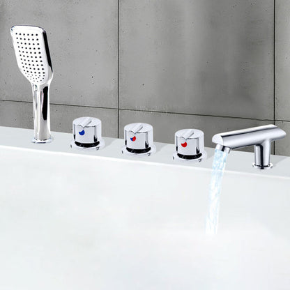 Frendorf | Zeitgenössischer Stil Badezimmer Wasserhahn Metall Aufsatzmontierter Badezimmer Wasserhahn