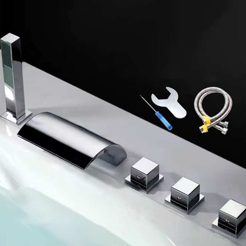 Frendorf | Zeitgenössischer Stil Badezimmer Wasserhahn Metall Aufsatzmontierter Badezimmer Wasserhahn