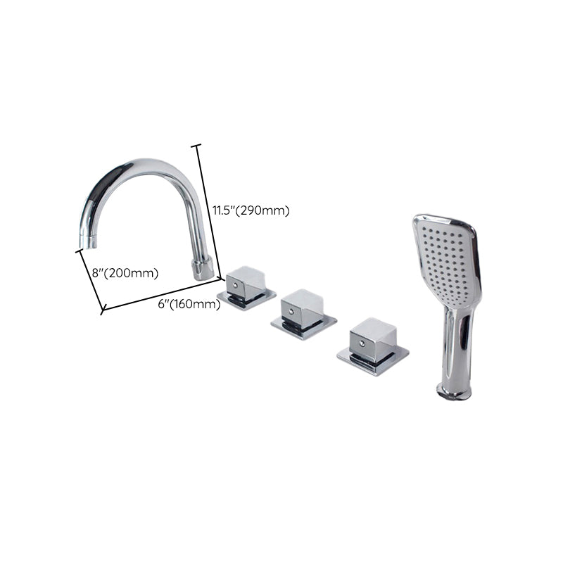 Frendorf | Zeitgenössischer Stil Badezimmer Wasserhahn Metall Aufsatzmontierter Badezimmer Wasserhahn