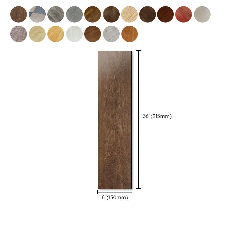 Frendorf | Rechteck PVC Bodenbelag Glatt Peel and Stick Holzoptik Vinylboden