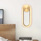 Frendorf | Messing Bogenform Wandleuchte Postmoderne LED Metall Wandmontierte Lampe für Schlafzimmer