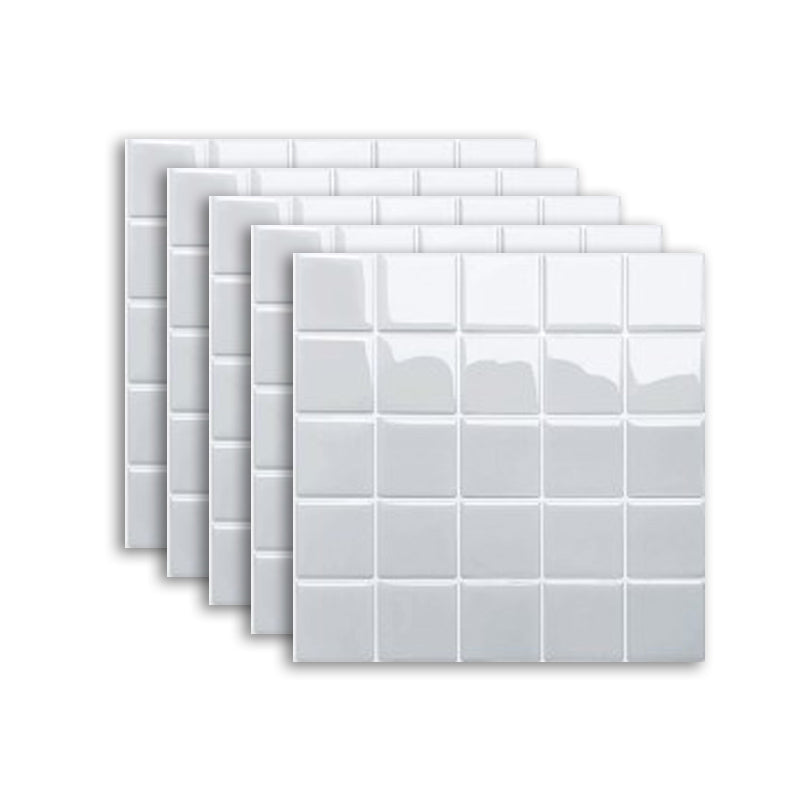 Frendorf | Weiße Mosaik Peel & Stick Fliese Wasserfeste Küchenrückwand Tapete