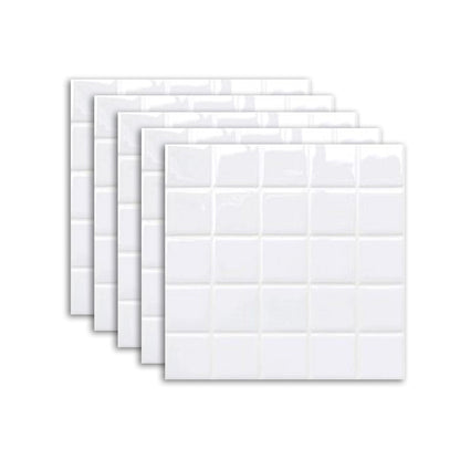 Frendorf | Weiße Mosaik Peel & Stick Fliese Wasserfeste Küchenrückwand Tapete