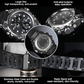 Frendorf | Sportliche Dual-Display Mode Multifunktionale wasserdichte leuchtende Herrenarmbanduhr