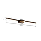 Frendorf | 16"/23.5" L Acryl Slim Line Wandlamp Moderne LED Wandlamp Sconces in Zwart, Wit/Warm Licht
