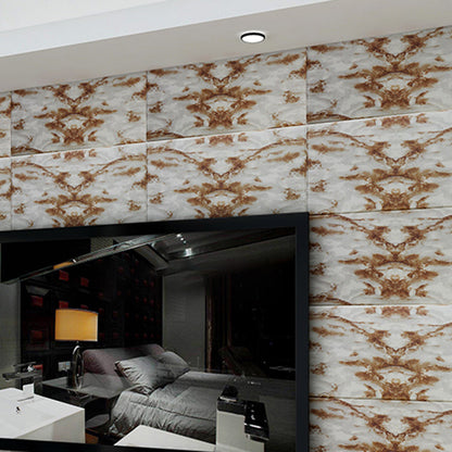 Frendorf | Modern Pearl Wandschalen PVC Schaum Wandzugangspanel Abziehen und Kleben Wandfliesen