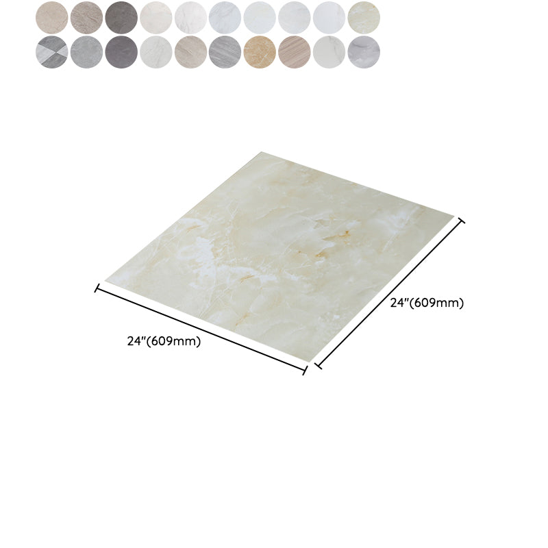 Frendorf | Peel and Stick PVC Bodenbelag Glatter Marmorlook Brandschutz Vinylboden