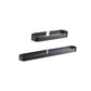 Frendorf | 2-teiliges modernes Badezimmer-Hardware-Set in Gold/Schwarz, Handtuchhalter