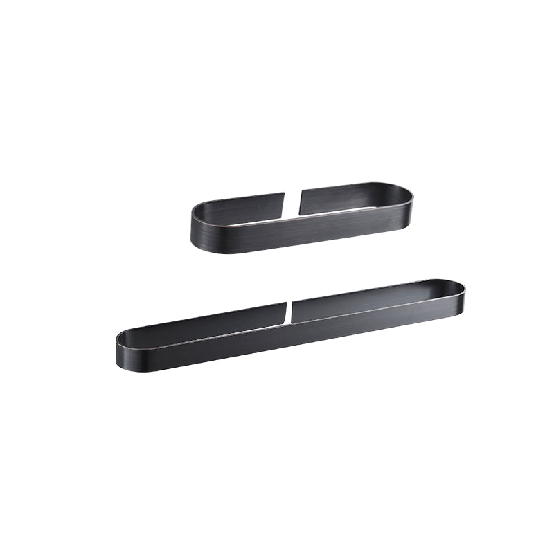 Frendorf | 2-teiliges modernes Badezimmer-Hardware-Set in Gold/Schwarz, Handtuchhalter