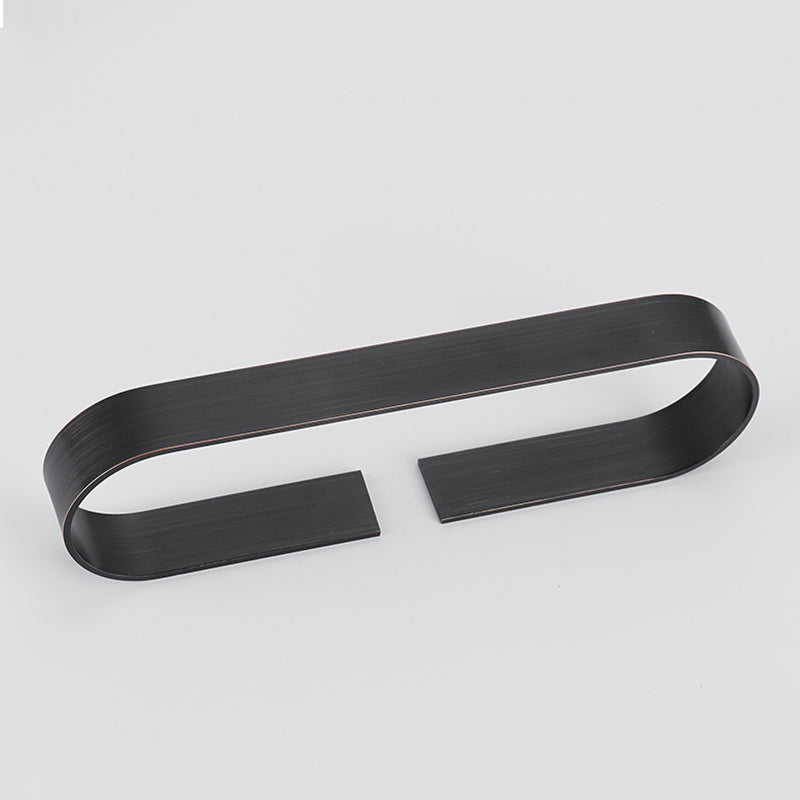 Frendorf | 2-teiliges modernes Badezimmer-Hardware-Set in Gold/Schwarz, Handtuchhalter