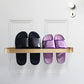 Frendorf | 2-teiliges modernes Badezimmer-Hardware-Set in Gold/Schwarz, Handtuchhalter