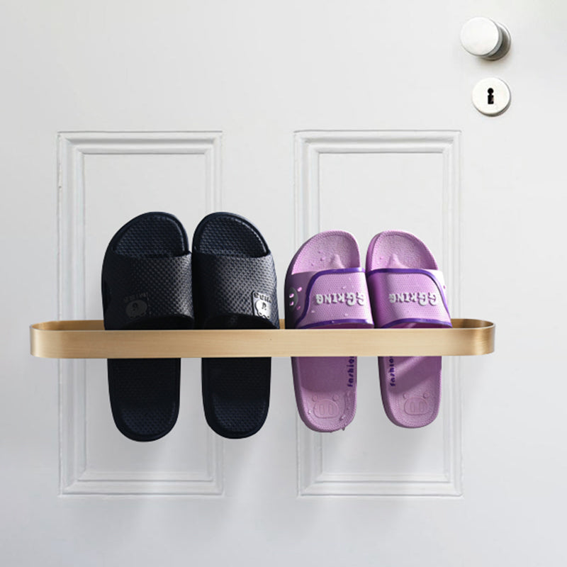 Frendorf | 2-teiliges modernes Badezimmer-Hardware-Set in Gold/Schwarz, Handtuchhalter