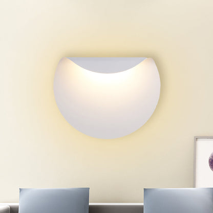 Frendorf | Bend Panel Wandlamp Verlichting Eenvoudige Aluminium LED Witte Wandgemonteerde Lamp in Warm/Witte Licht voor Woonkamer