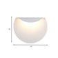 Frendorf | Bend Panel Wandlamp Verlichting Eenvoudige Aluminium LED Witte Wandgemonteerde Lamp in Warm/Witte Licht voor Woonkamer