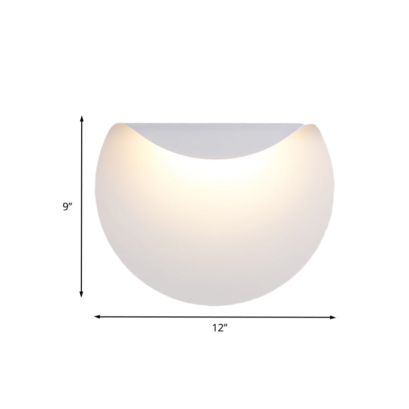 Frendorf | Bend Panel Wandlamp Verlichting Eenvoudige Aluminium LED Witte Wandgemonteerde Lamp in Warm/Witte Licht voor Woonkamer