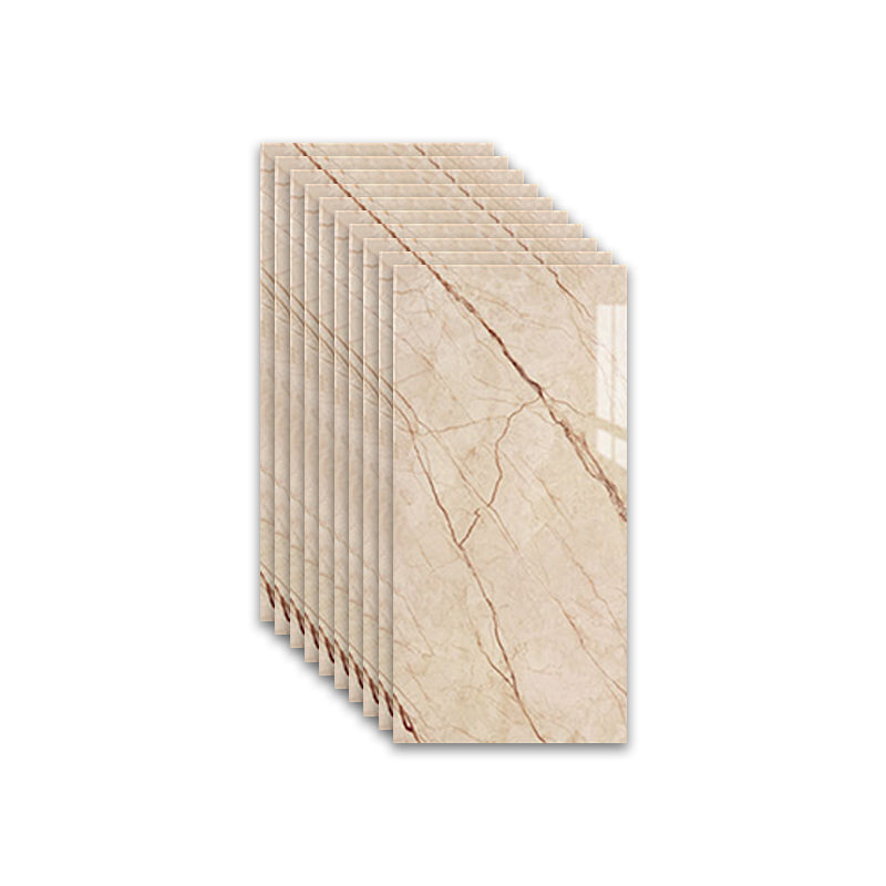 Frendorf | Marmorierte kratzfeste PVC-Fliese Einzeln abziehen und kleben Fliese für Spritzschutzwand