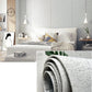 Frendorf | Modernes Zinn-Backsplash-Verkleidung Texturiert Wand Decke Leinenmaterial