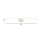 Frendorf | 18"/26.5" L Weiße Welle Vanity Lichtarmatur Simplicity LED Acryl Wand sconces Beleuchtung für Badezimmer