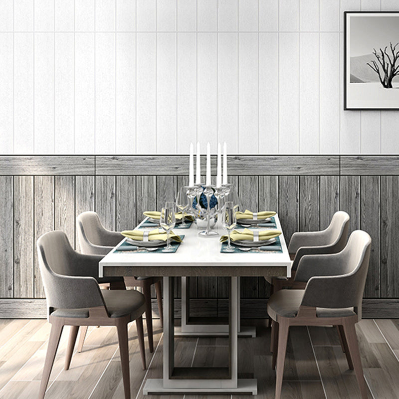 Frendorf | Modern Imitation Wood Grain Wandzugangstafel Peel-and-Stick-Schaumgrundpaneel