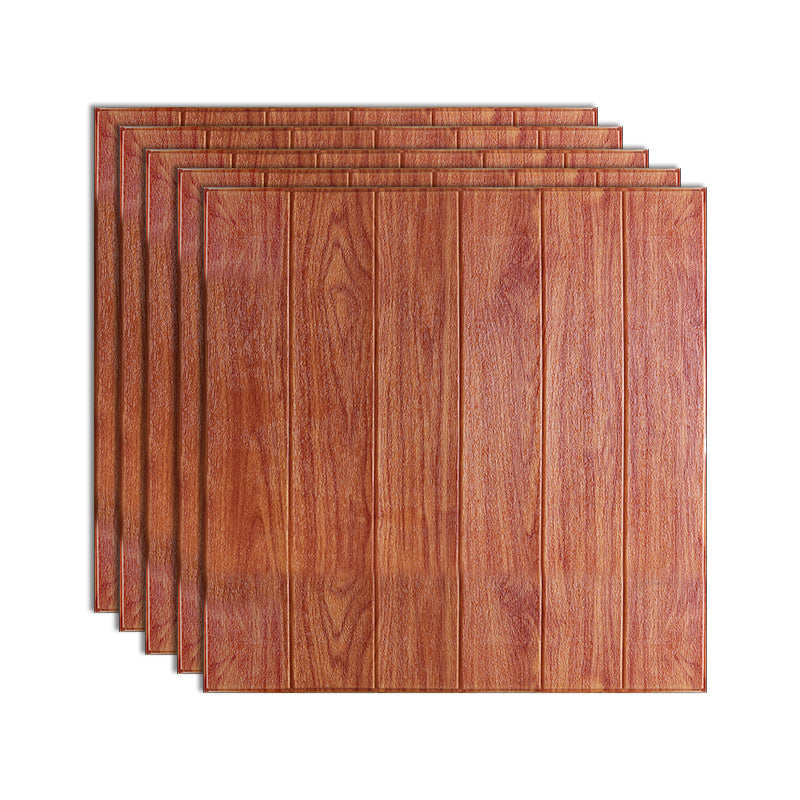 Frendorf | Modern Imitation Wood Grain Wandzugangstafel Peel-and-Stick-Schaumgrundpaneel