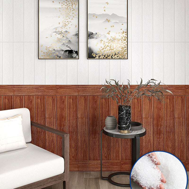 Frendorf | Modern Imitation Wood Grain Wandzugangstafel Peel-and-Stick-Schaumgrundpaneel