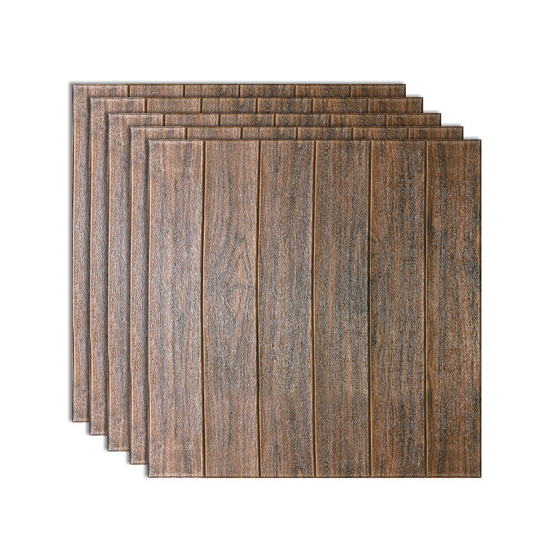 Frendorf | Modern Imitation Wood Grain Wandzugangstafel Peel-and-Stick-Schaumgrundpaneel