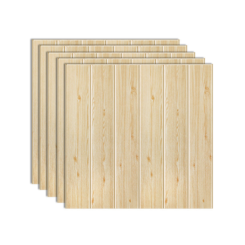 Frendorf | Modern Imitation Wood Grain Wandzugangstafel Peel-and-Stick-Schaumgrundpaneel