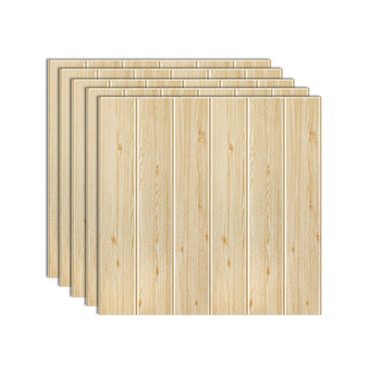Frendorf | Modern Imitation Wood Grain Wandzugangstafel Peel-and-Stick-Schaumgrundpaneel