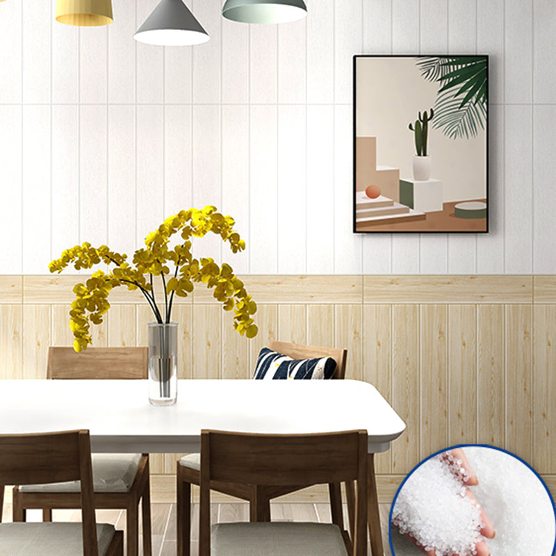 Frendorf | Modern Imitation Wood Grain Wandzugangstafel Peel-and-Stick-Schaumgrundpaneel
