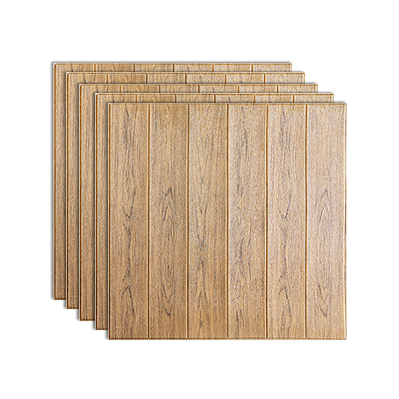 Frendorf | Modern Imitation Wood Grain Wandzugangstafel Peel-and-Stick-Schaumgrundpaneel