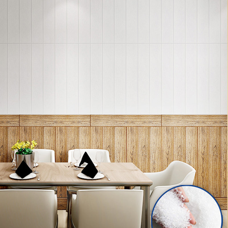 Frendorf | Modern Imitation Wood Grain Wandzugangstafel Peel-and-Stick-Schaumgrundpaneel